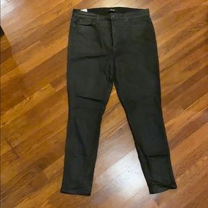 The Charlie - High Rise Waxed Skinny Jeans